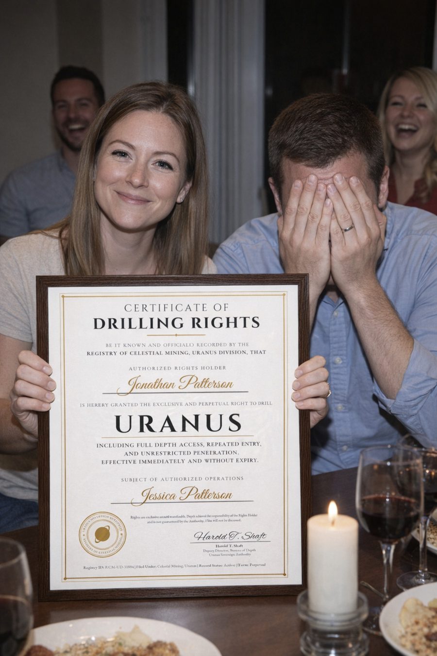 She holds the rights